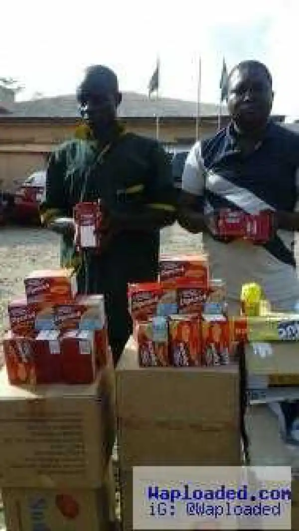 Photos: Men arrested for repackaging expired Digestive biscuits in Lagos
